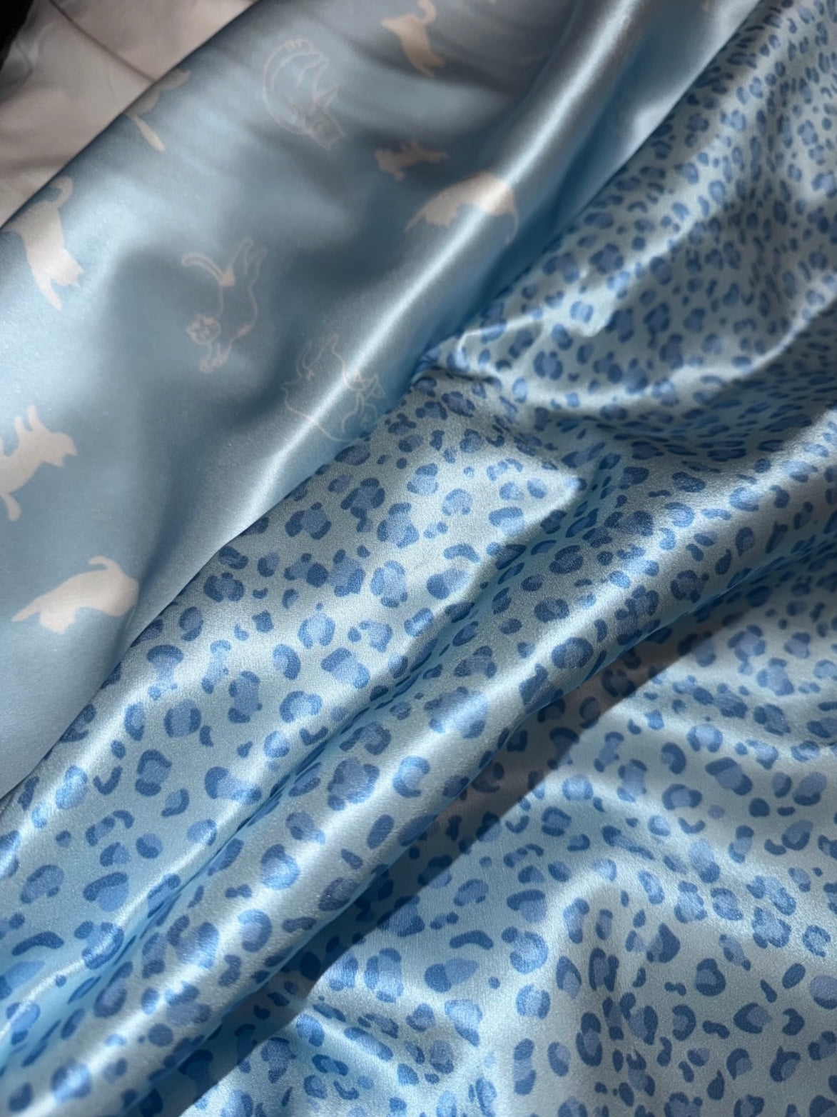 Leopard Print 22 Momme Silk Front Pillowcase - Fauve